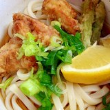 とり天ぶっかけうどん